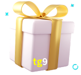 Receba seus bônus de boas-vindas no tg9